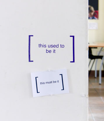 Philip Bradshaw, Installation view, This is it, All Trail 2017